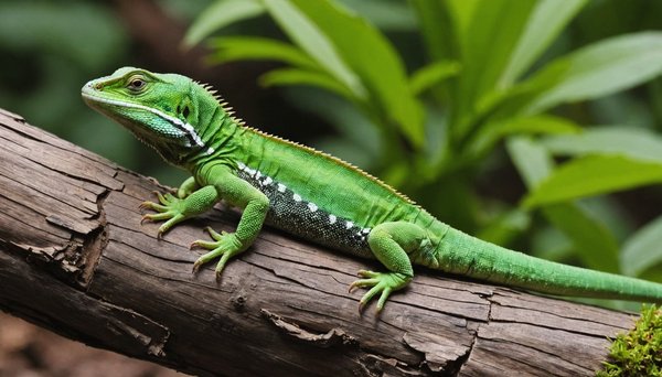 How can you create a safe environment for your pet lizard?